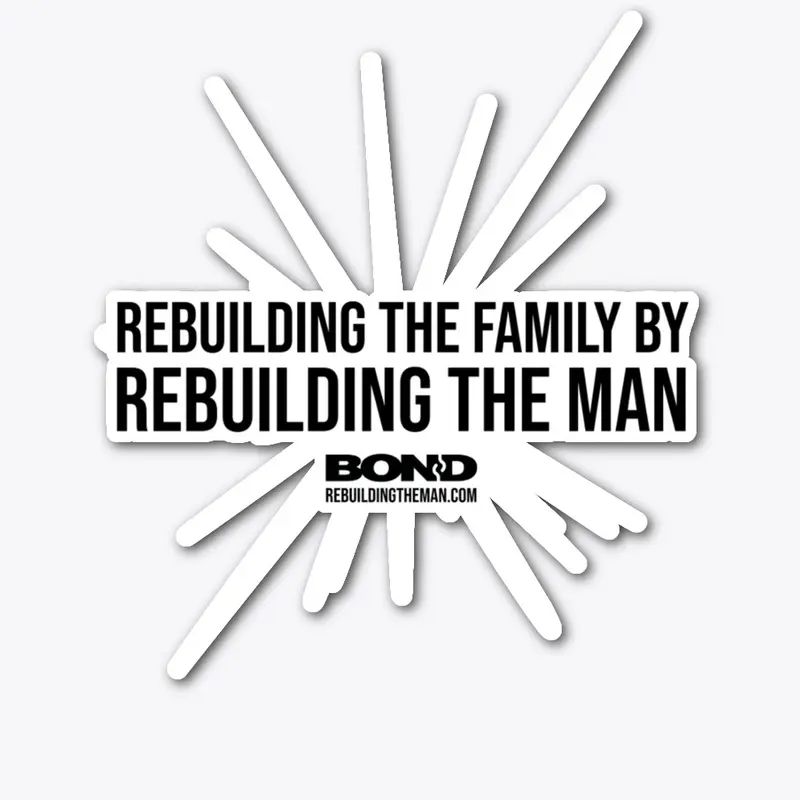 Rebuilding the Family/Man (2-line black)